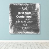 Fügen Sie Ihr eigenes Angebot hinzu! Weißer Rahmen Leinwanddruck (Insitu (Holzboden))