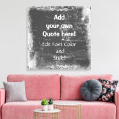 Fügen Sie Ihr eigenes Angebot hinzu! Weißer Rahmen Leinwanddruck (Insitu (Wohnzimmer))