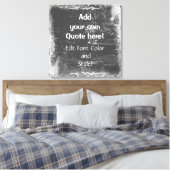 Fügen Sie Ihr eigenes Angebot hinzu! Weißer Rahmen Leinwanddruck (Insitu (Schlafzimmer))