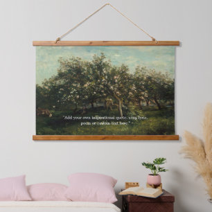 Fügen Sie Ihr eigenes Angebot klassische Vintage M Wandteppich Mit Holzrahmen