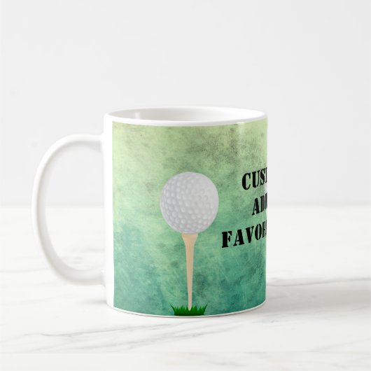 fügen Sie Ihr eigenes Angebot Tasse Golf Balldesig (Links)