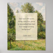 Fügen Sie Ihr eigenes Angebot Vintage Landschaftsm Poster (Vorne)