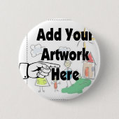 Fügen Sie Ihr eigenes Artwork oder Kinderwerk für Button (Vorderseite)