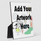 Fügen Sie Ihr eigenes Artwork oder Kinderwerk für  Fotoplatte (Seite)