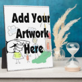 Fügen Sie Ihr eigenes Artwork oder Kinderwerk für  Fotoplatte (Seite)