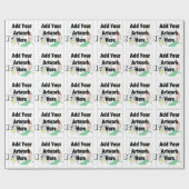 Fügen Sie Ihr eigenes Artwork oder Kinderwerk für  Geschenkpapier (Flach)