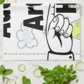 Fügen Sie Ihr eigenes Artwork oder Kinderwerk für Geschirrtuch (Gefaltet)