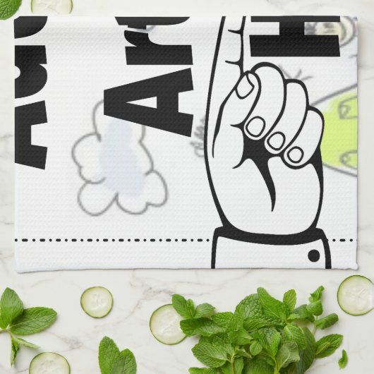 Fügen Sie Ihr eigenes Artwork oder Kinderwerk für  Geschirrtuch (Gefaltet)