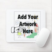 Fügen Sie Ihr eigenes Artwork oder Kinderwerk für Mousepad (Mit Mouse)