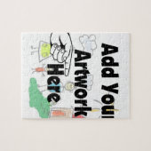 Fügen Sie Ihr eigenes Artwork oder Kinderwerk für  Puzzle (Horizontal)