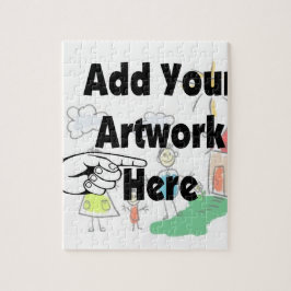 Fügen Sie Ihr eigenes Artwork oder Kinderwerk für  Puzzle