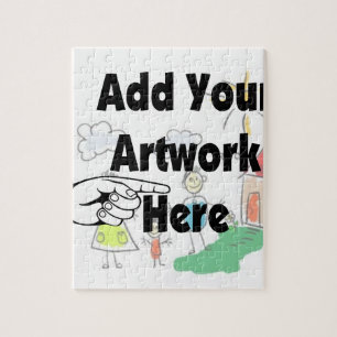 Fügen Sie Ihr eigenes Artwork oder Kinderwerk für  Puzzle