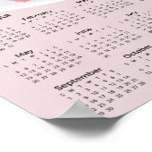 Fügen Sie Ihr eigenes Baby Foto 2024 Kalender hinz Poster (Ecke)