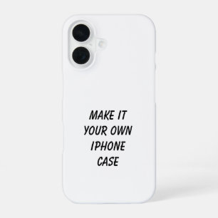 Fügen Sie Ihr eigenes benutzerdefiniertes Design h iPhone 16 Hülle