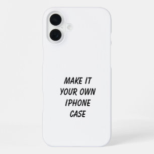 Fügen Sie Ihr eigenes benutzerdefiniertes Design h iPhone 16 Plus Hülle