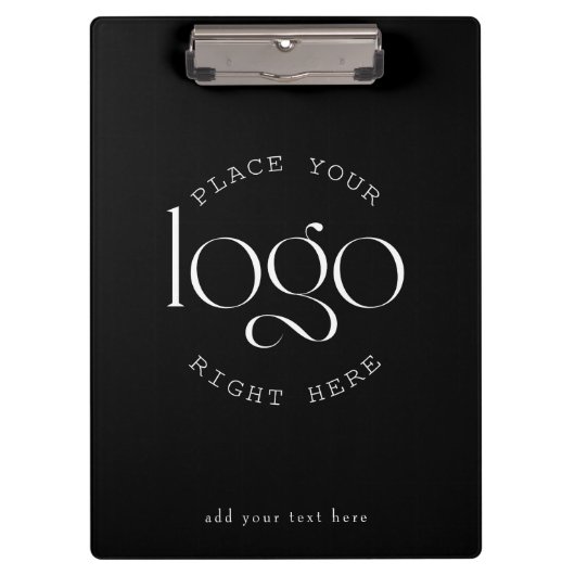 Fügen Sie Ihr eigenes benutzerdefiniertes Firmenlo Klemmbrett (Vorderseite)