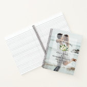 Fügen Sie Ihr eigenes benutzerdefiniertes Foto Wed Notizblock (Innenseite)