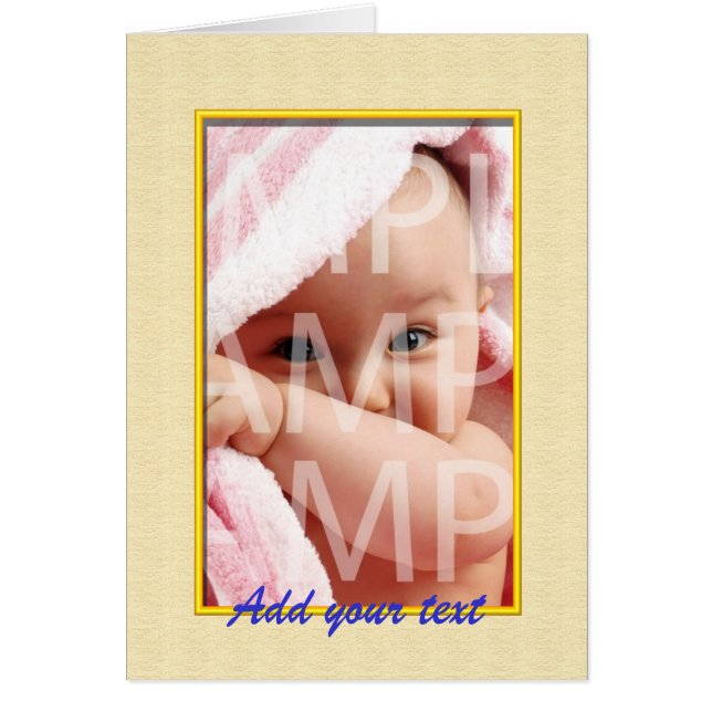 Fügen Sie Ihr eigenes Bild hinzu, Ihre eigenen Wor (Vorne)