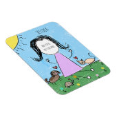 Fügen Sie Ihr eigenes Bild hinzu | Süße Stäbchenfi Magnet (Rechte Seite)