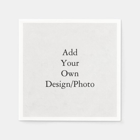 Fügen Sie Ihr eigenes Design/Foto Papier Napkin Serviette (Vorderseite)