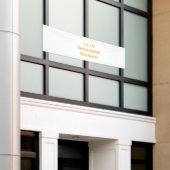 Fügen Sie Ihr eigenes Design hinzu 2,5' x 8' Banner (Äußeres Gebäude)