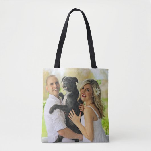 Fügen Sie Ihr eigenes Foto auf einer doppelseitige Tasche (Vorderseite)