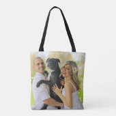Fügen Sie Ihr eigenes Foto auf einer doppelseitige Tasche (Rückseite)