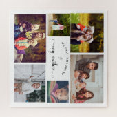 Fügen Sie Ihr eigenes Foto Collage Mother Best Mam Puzzle (Horizontal)