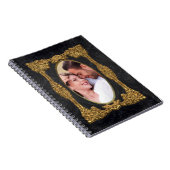 Fügen Sie Ihr eigenes Foto-elegantes cooles ein Notizblock (Rechte Seite)