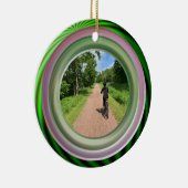Fügen Sie Ihr eigenes Foto Keramik Ornament (Rechts)