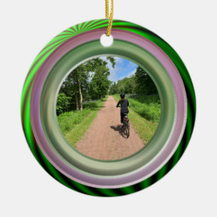 Fügen Sie Ihr eigenes Foto Keramik Ornament