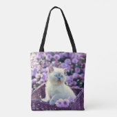 Fügen Sie Ihr eigenes Foto Kitten Cat Pet Tasche (Rückseite)
