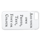 Fügen Sie Ihr eigenes Foto, Text, Schriftart oder  Case-Mate iPhone Hülle (Rückseite (Horizontal))