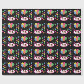 Fügen Sie Ihr eigenes Foto zu Party Hats und Ballo Geschenkpapier (Flach)