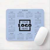 Fügen Sie Ihr eigenes Geschäft-Logo 2026 Kalender  Mousepad (Mit Mouse)