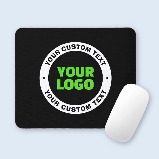Fügen Sie Ihr eigenes Geschäftslogo oder ein hochg Mousepad