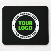 Fügen Sie Ihr eigenes Geschäftslogo oder ein hochg Mousepad (Vorne)