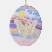 Fügen Sie Ihr eigenes Haustier hinzu - Rainbow Bri Keramikornament (Rechts)