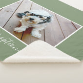 Fügen Sie Ihr eigenes horizontales Foto hinzu, um Sherpadecke (3/4)