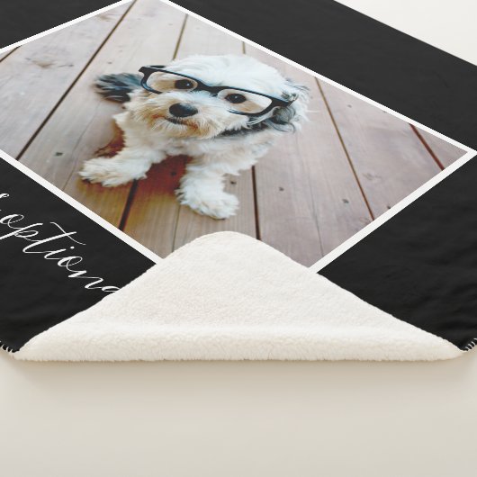 Fügen Sie Ihr eigenes horizontales Foto kann die s Sherpadecke (3/4)