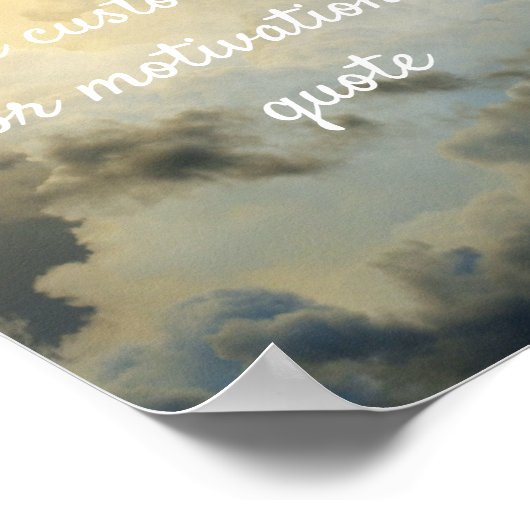 Fügen Sie Ihr eigenes individuelles Angebotsposter Poster (Ecke)