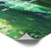 Fügen Sie Ihr eigenes individuelles Zitat-Poster h Poster (Ecke)