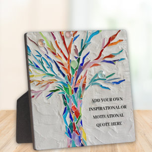 Fügen Sie Ihr eigenes inspirierendes Motivierend Z Fotoplatte