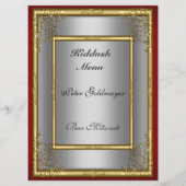 Fügen Sie Ihr eigenes Kiddush-Menü für Bar Bat Mit Menükarte (Rückseite)