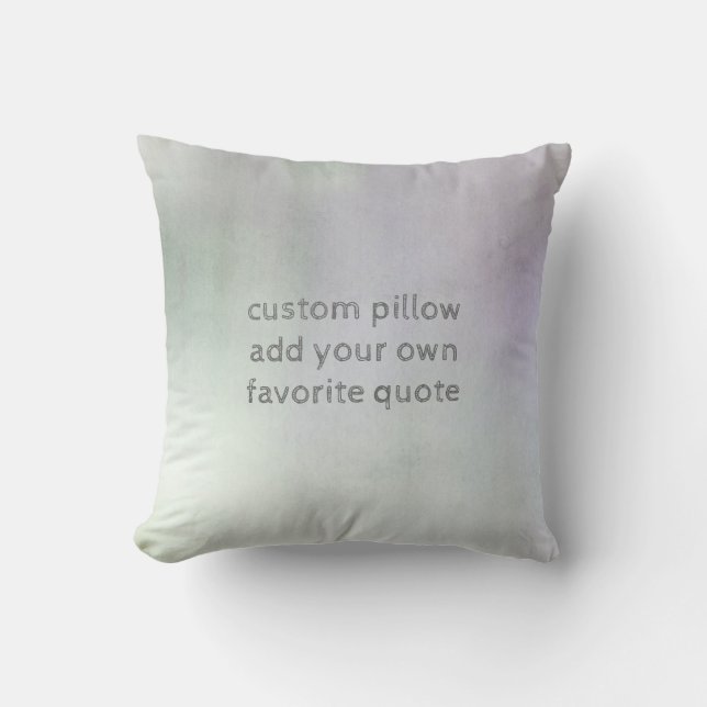 Fügen Sie Ihr eigenes Kissen Aquarellfarben Ober (Vorderseite)