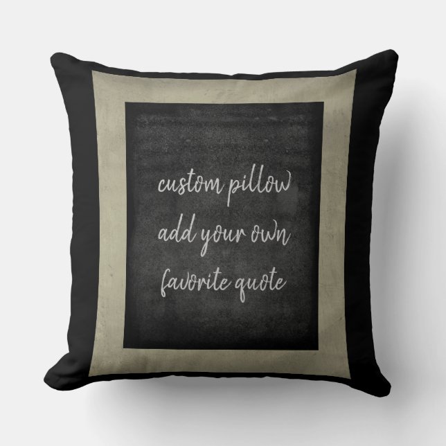 Fügen Sie Ihr eigenes Kissen für die Dekoration in (Vorderseite)