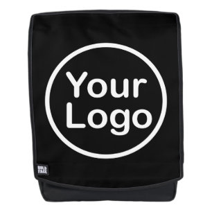 Fügen Sie Ihr eigenes Logo hinzu   Schwarzer Hinte Rucksack