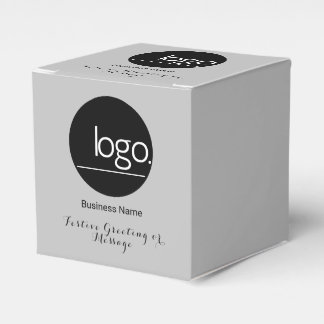 FÜGEN SIE IHR EIGENES LOGO SILVER BUSINESS COMPANY GESCHENKSCHACHTEL
