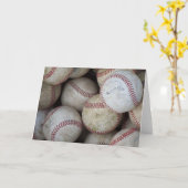 Fügen Sie Ihr eigenes TEXT-Baseball-Thema hinzu Karte (Gelbe Blume)