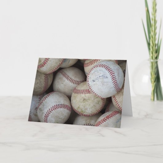 Fügen Sie Ihr eigenes TEXT-Baseball-Thema hinzu Karte (Vorderseite)